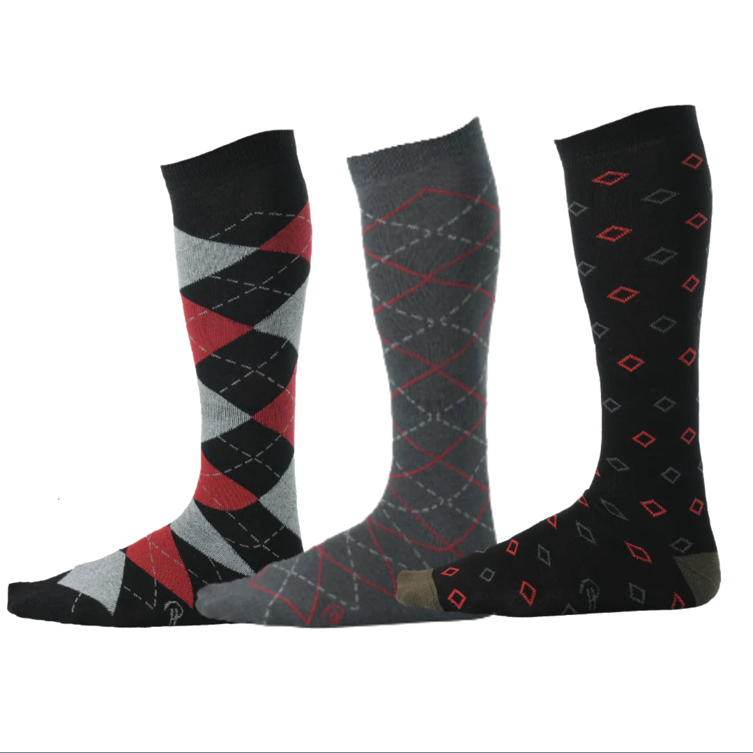 black argyle dress socks with red and grey diamonds, grey argyle dress socks, black dress socks with red and grey diamonds