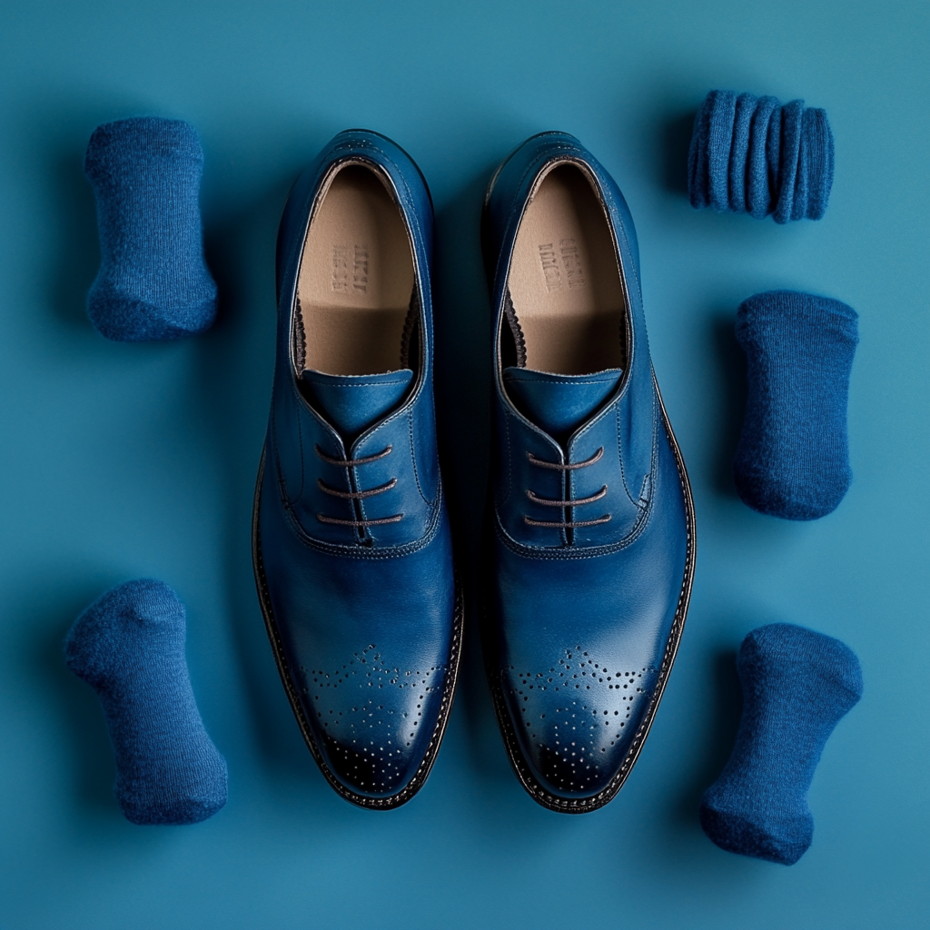 Styling Blue Shoes with the Perfect Socks