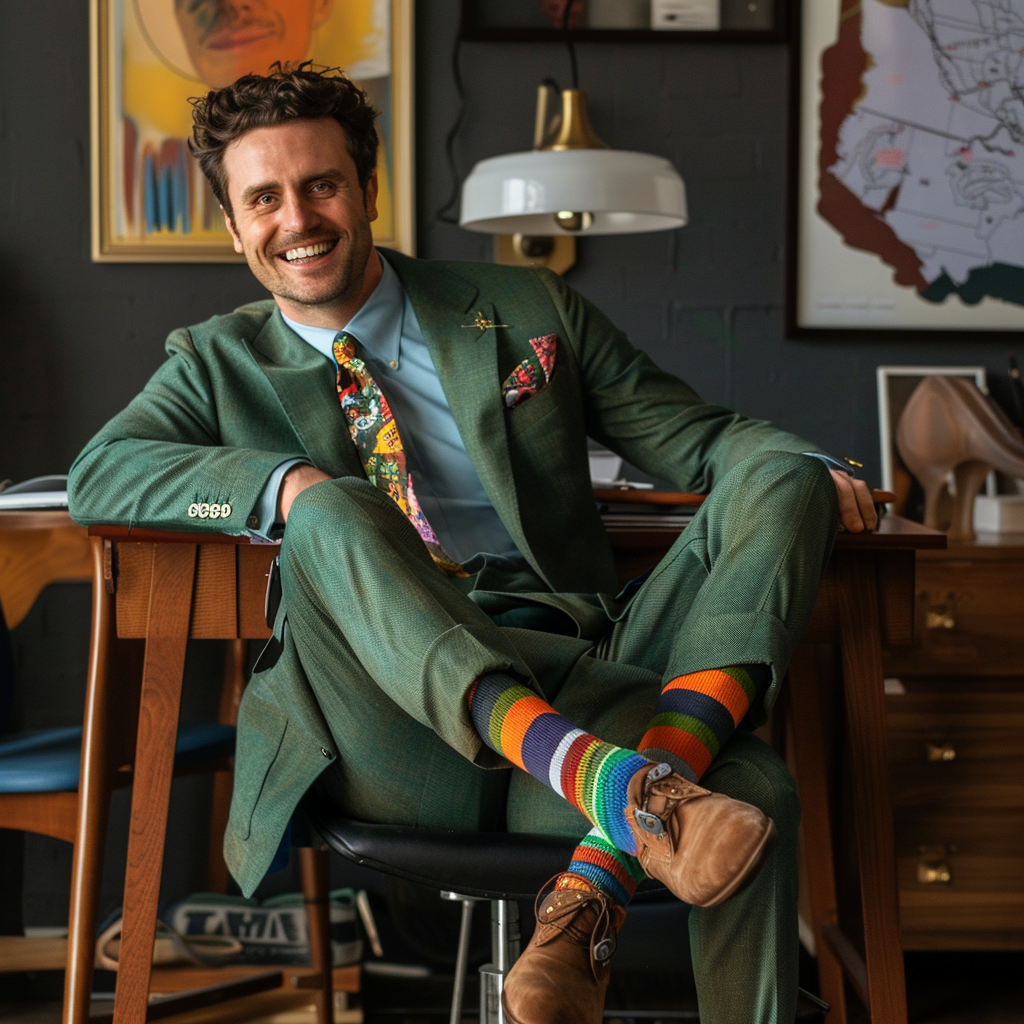Elevate Your Green Suit: A Guide to Choosing the Perfect Socks