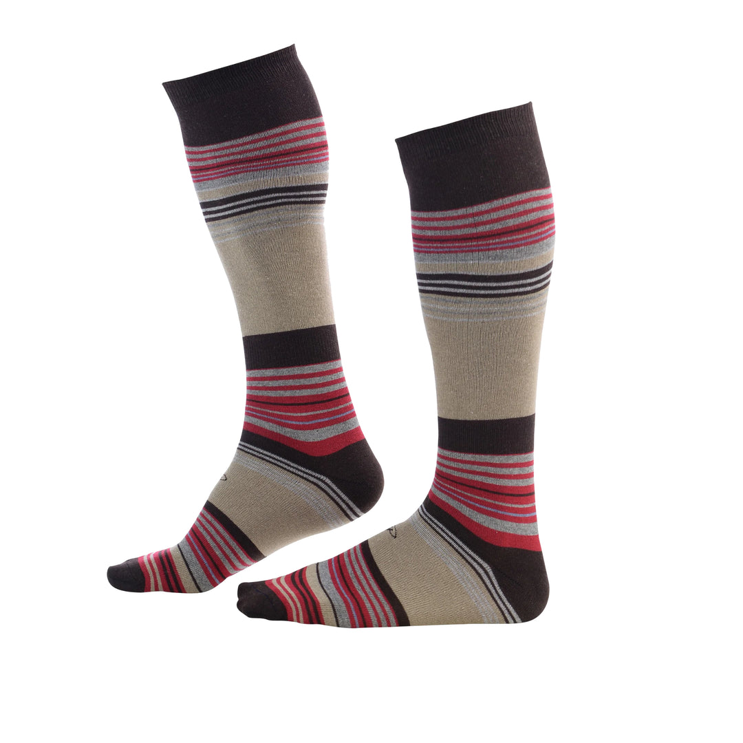 Stripes Heaven (3 pairs) | Cotton Over the Calf Dress Socks