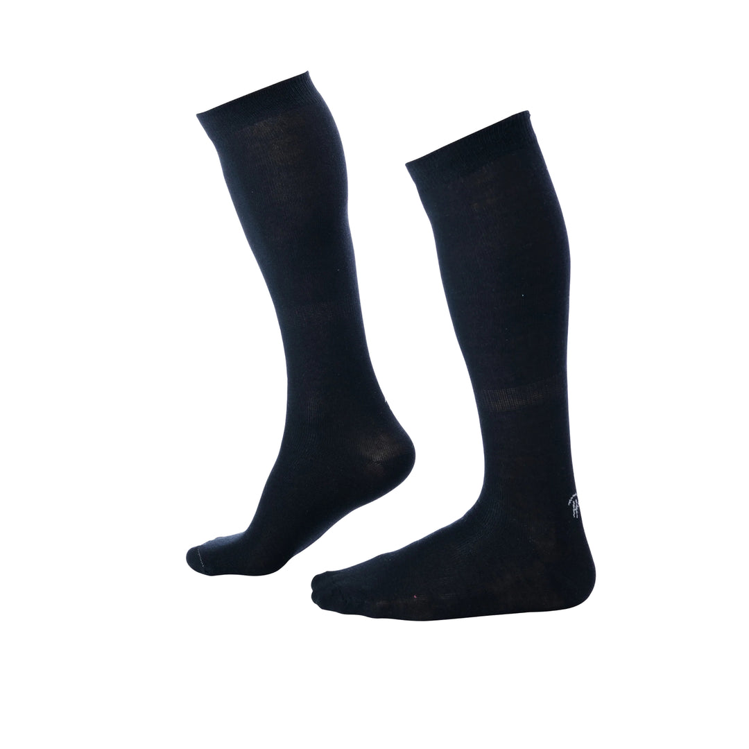 1 Black Pair + 1 Gray Pair + 1 Navy Blue Pair | Cotton Over the Calf Dress Socks