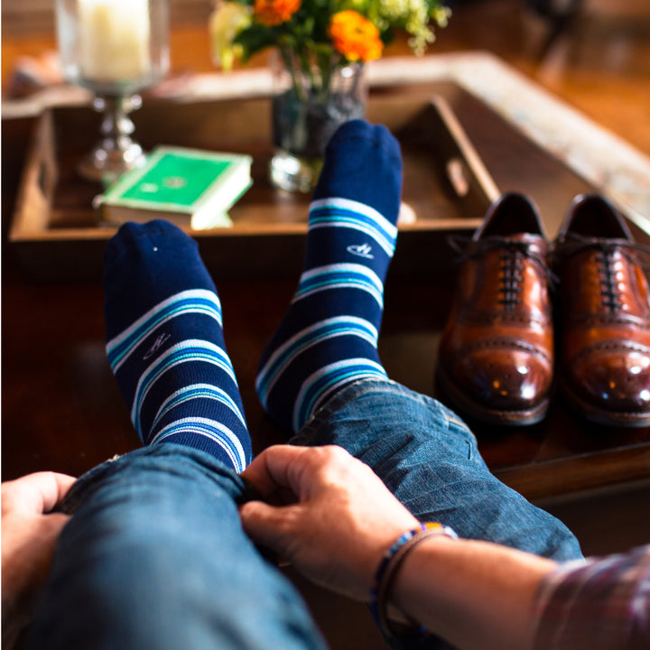 Back From PTO (9 pairs) | Cotton Over the Calf Dress Socks