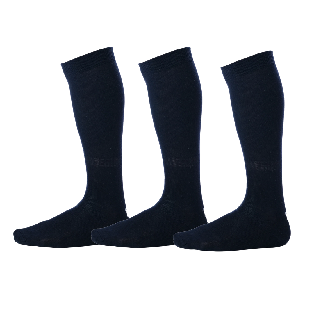 Gradient Black (3 pairs) | Cotton Over the Calf Dress Socks