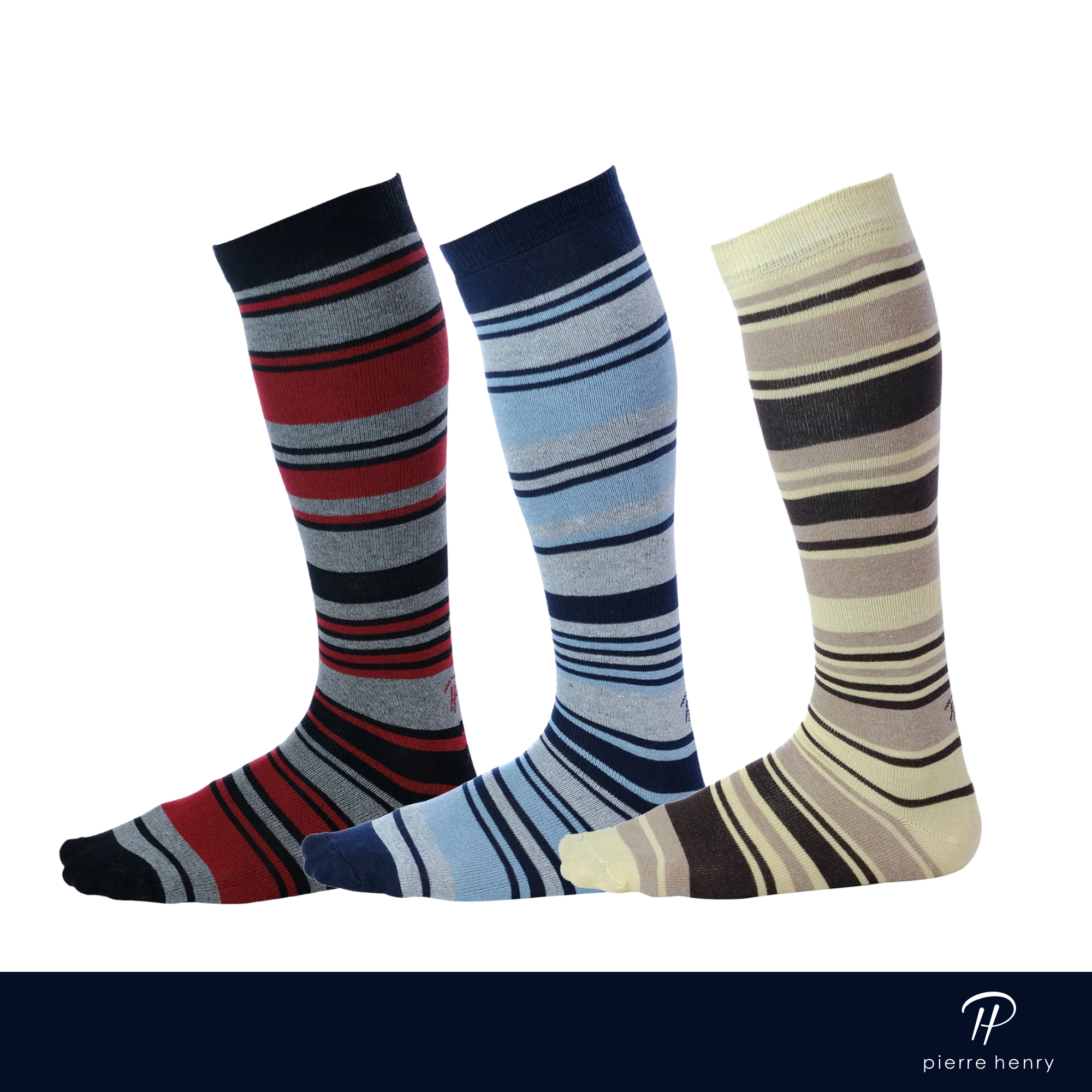 black red and gray over the calf dress socks, sky blue navy blue gray over the calf dress socks, yellow brown beige over the calf dress socks