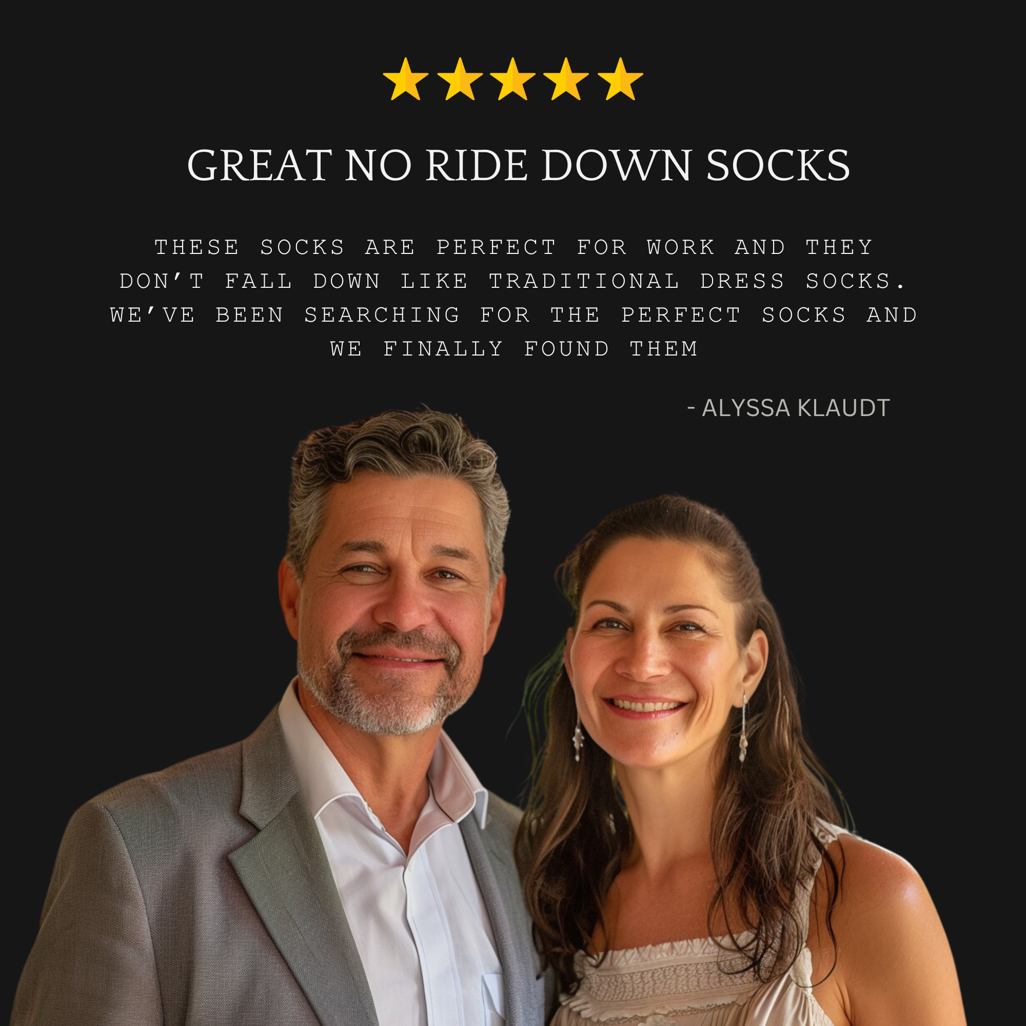 review no ride down or fall down perfect socks