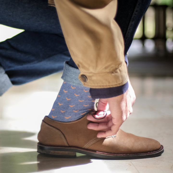 Think and Drink (3 pairs) | Cotton Over the Calf Dress Socks