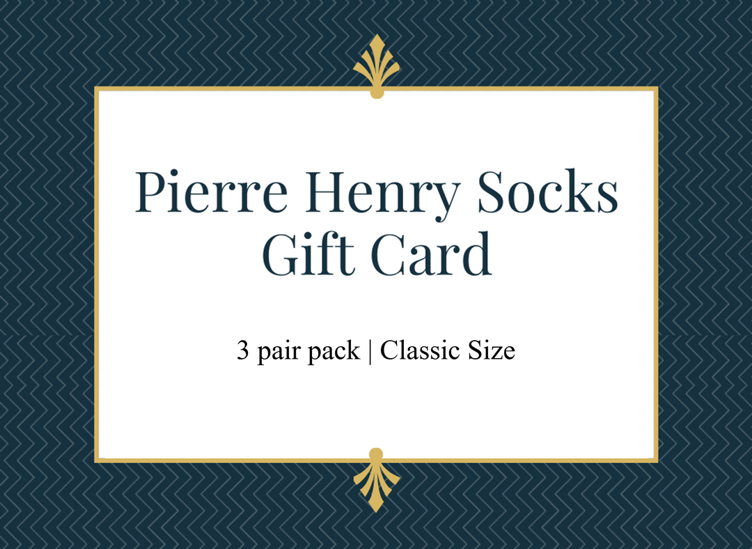 Pierre Henry Socks - Gift Card