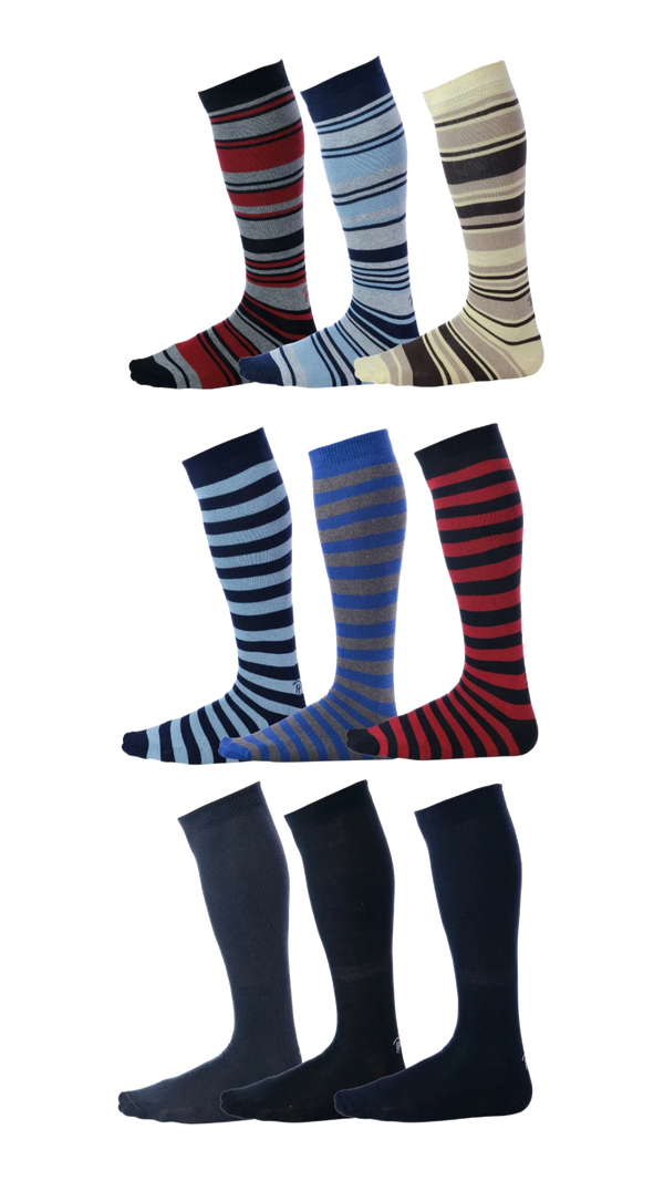 The Business Ready Collection - over the calf dress socks