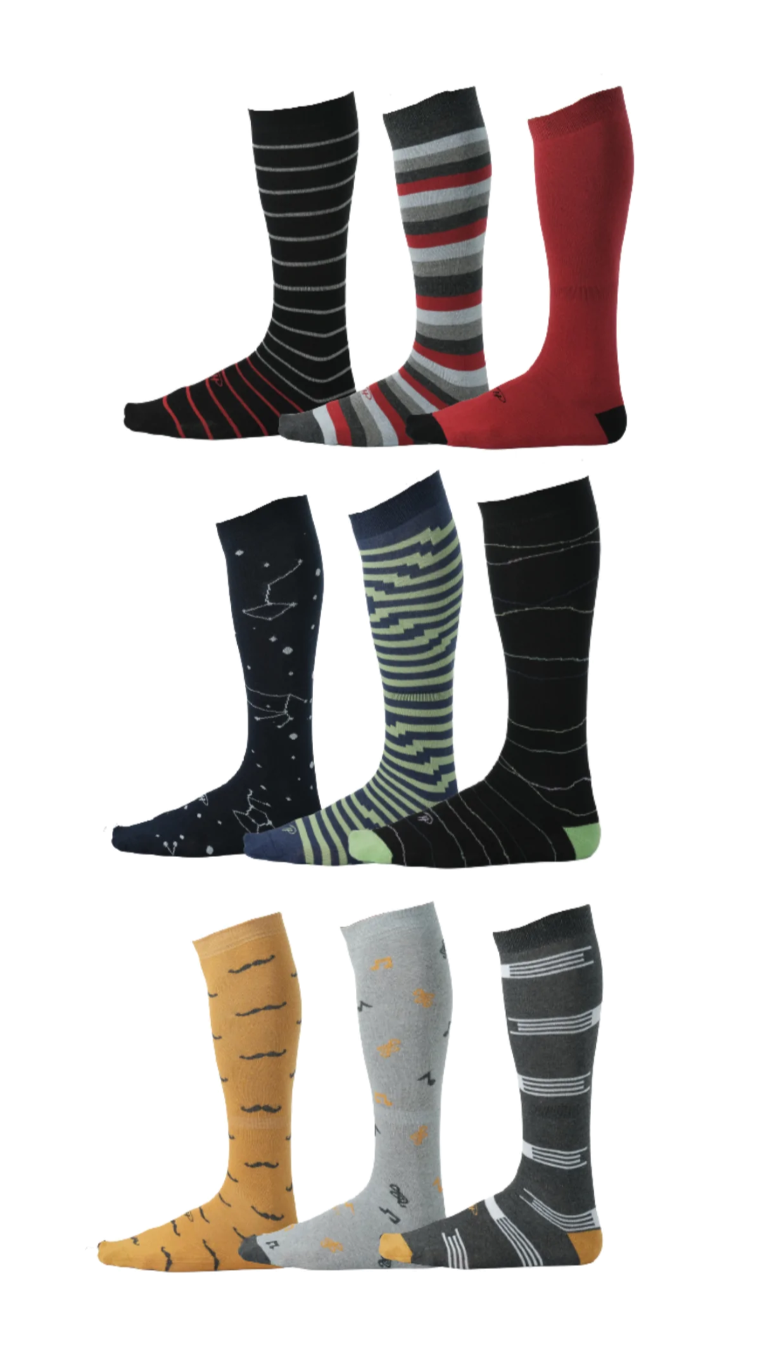 Status Quo Socks: Classic and Comfortable 9-Pair Pack – Pierre Henry Socks