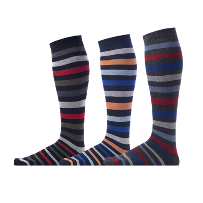 Waldo (3 pairs) | Cotton Over the Calf Dress Socks