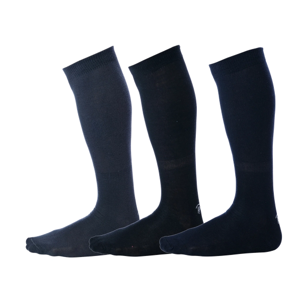 The Wall Street Pack - solid over the calf dress socks